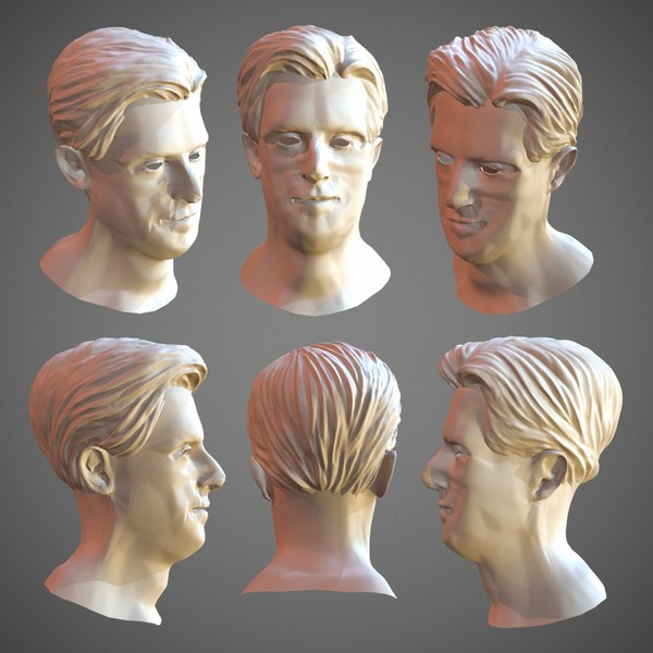 Modelo de cabelo - lowpoly e sculpt Modelo 3D - TurboSquid 1299799
