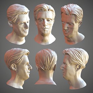 Hair model - lowpoly and sculpt