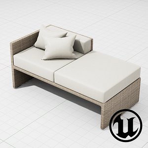 3d patio furniture ue4