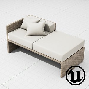 Patio Furniture 002 Sofa 002 UE4