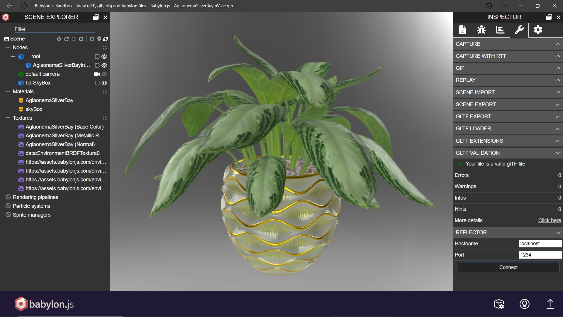 Aglaonema Silver Bay in Ceramic Vase - Game Asset 3D model https://p.turbosquid.com/ts-thumb/Ky/J6Brtz/c5/aglaonemasilverbayinvase_glb/jpg/1701001129/1920x1080/fit_q87/ae2842b2b9a983e07b4f23472ed4cded65522dfc/aglaonemasilverbayinvase_glb.jpg
