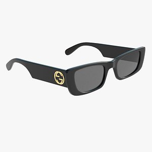 Gucci Rectangular Sunglasses 3D model
