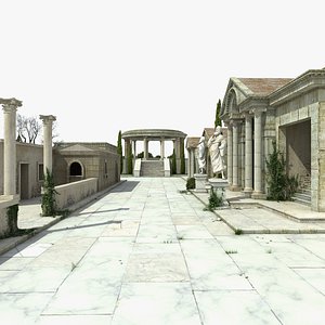 3D greek architecture model