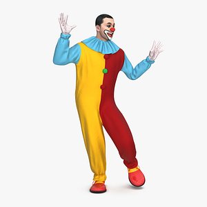 Circus Clown Dancing Pose