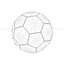 pelota de futbol clasica