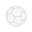 pelota de futbol clasica