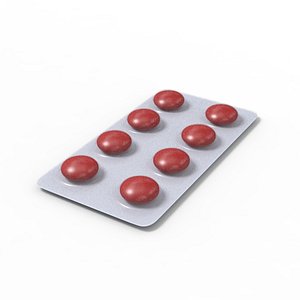 3D pill tablet