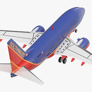 3D boeing 737-600 southwest airlines