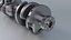 Crankshaft V8 3D