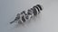 Crankshaft V8 3D