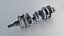 Crankshaft V8 3D