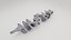 Crankshaft V8 3D