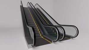 Animated Escalator Up And Down