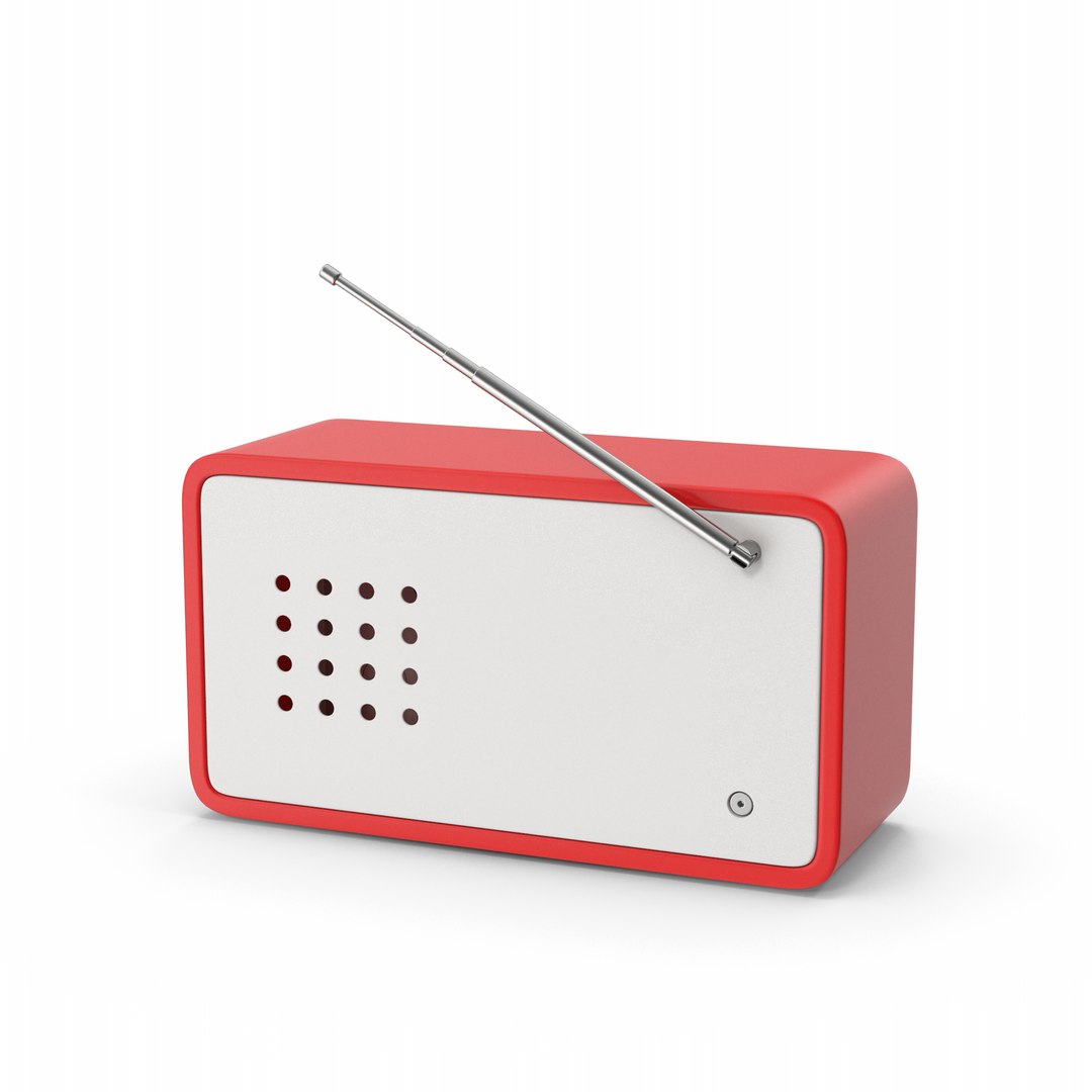 3d-model-red-old-radio-turbosquid-2005094