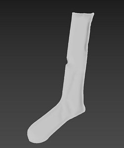 3D model sock calcetin