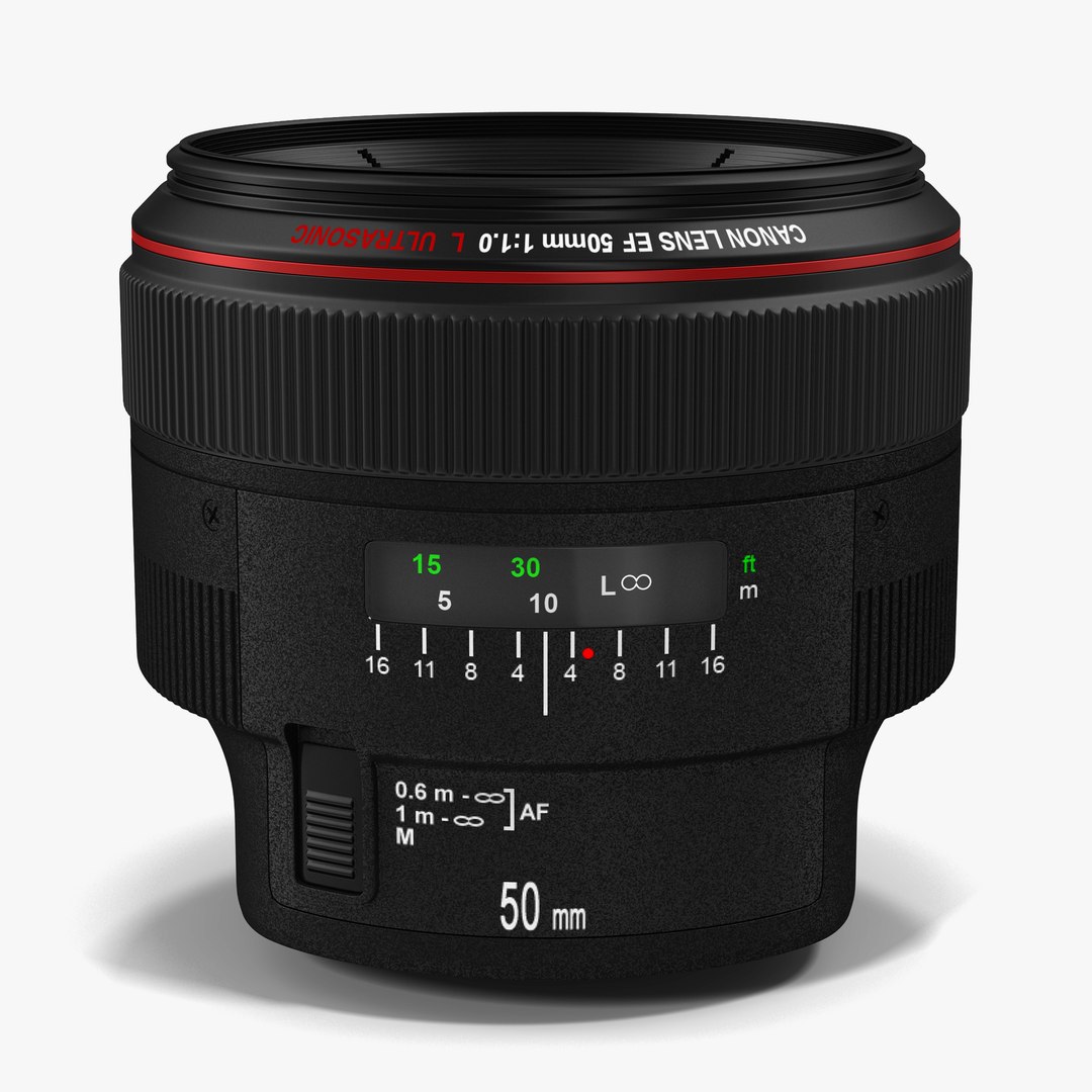 Canon Lens 2 3D Model 3D model preview