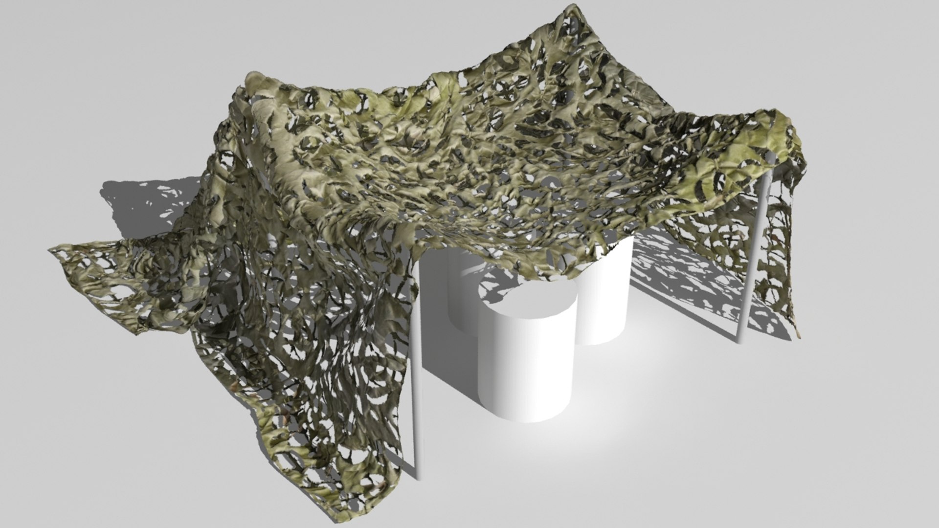 Camo Net 3D Model - TurboSquid 1372749
