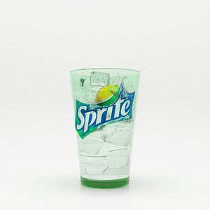 soda glass ice 3D