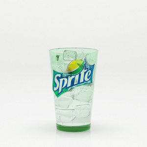 Sprite Soda Glass