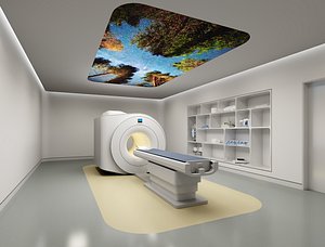 X-ray scanner - scan room - hospital room