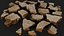 soil dry debris desert ground scatter PBR photogrammetry