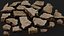 soil dry debris desert ground scatter PBR photogrammetry