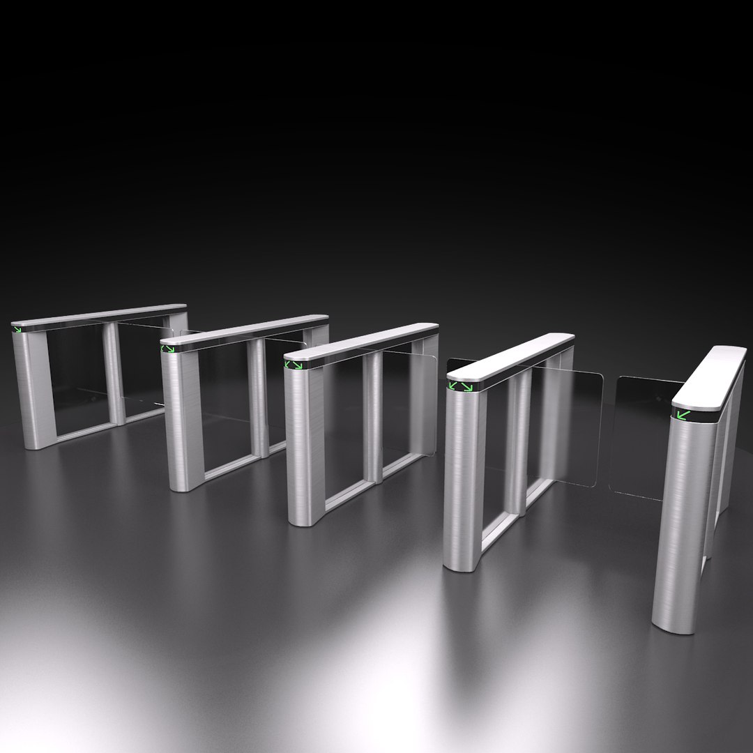 3d Entrance Control Model