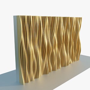 Parametric Slices Wall 3D model