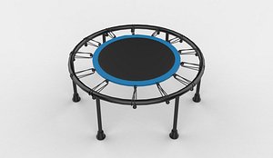 Fitness trampoline model 3D model