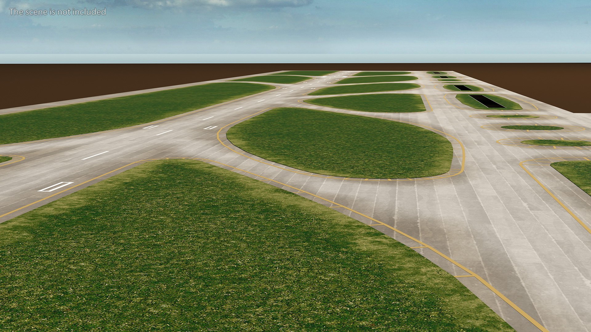 Airport Runway 3D Model - TurboSquid 1894066