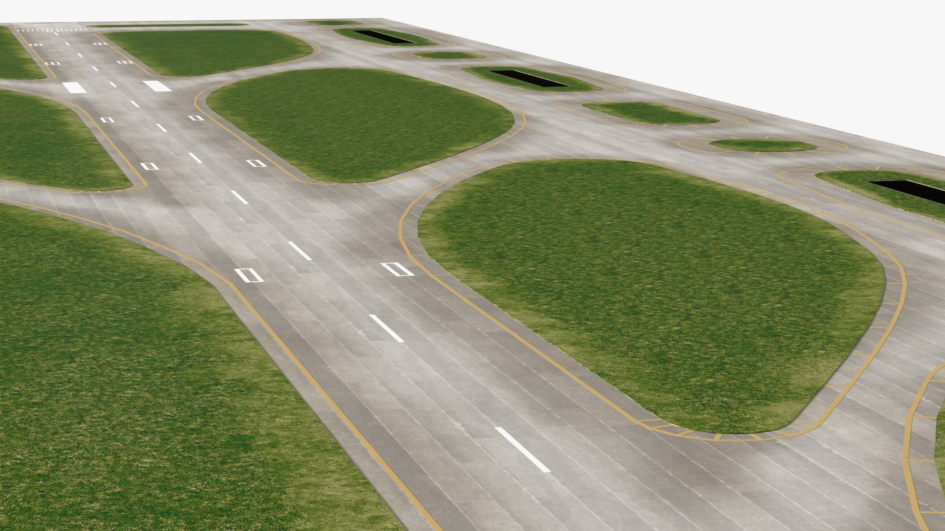 Airport Runway 3D Model - TurboSquid 1894066