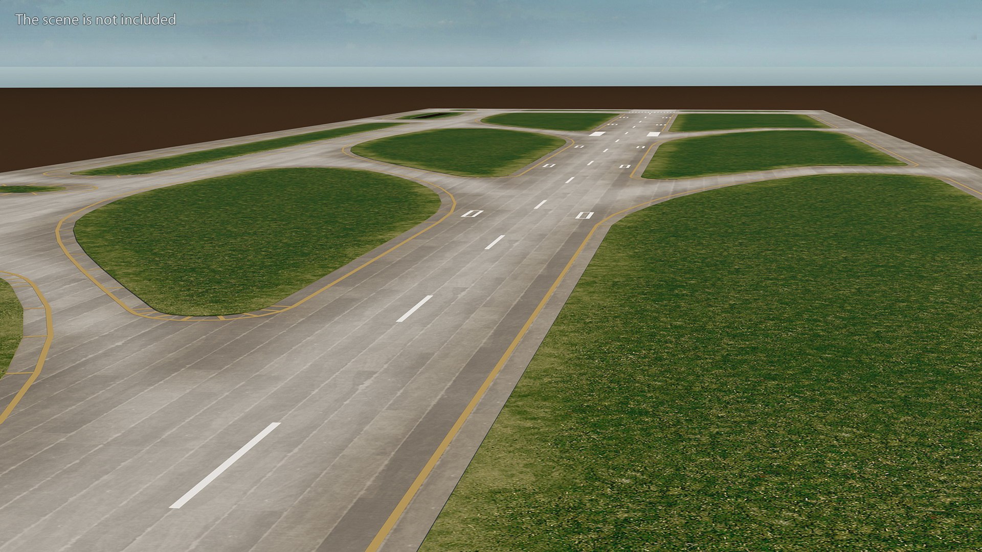 Airport Runway 3D Model - TurboSquid 1894066