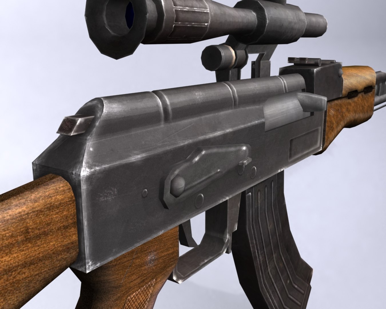 Ak47 Rpk 3d Max