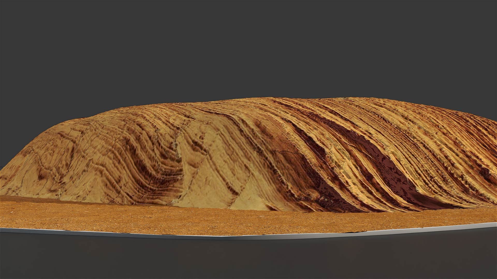 3D Uluru-Ayers Rock - TurboSquid 2501581