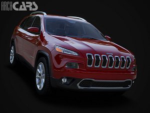 jeep cherokee 3d max