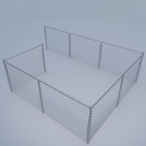 fencing blender 3D