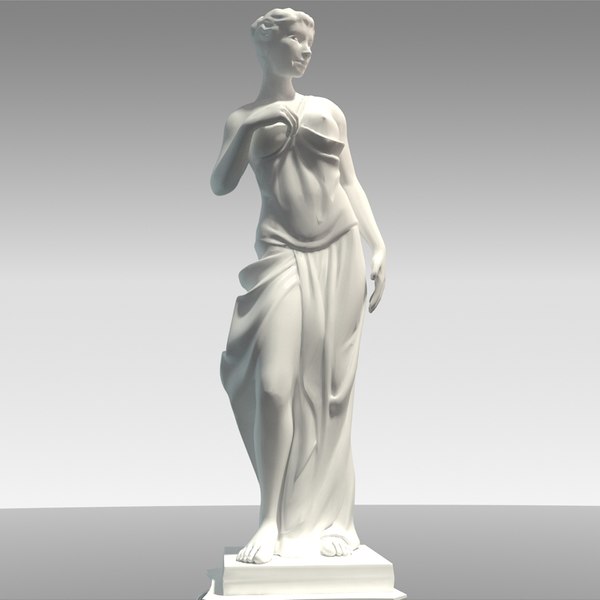 3D model classical statue column - TurboSquid 1225106