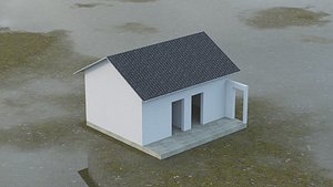 Rural self-built House 3D model