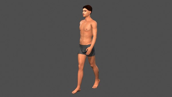 Modelo 3d Hombre Hermoso Personaje 3d Aparejado Turbosquid 1700412