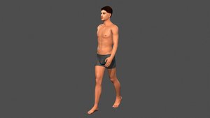 Beautiful man -Rigged 3d character