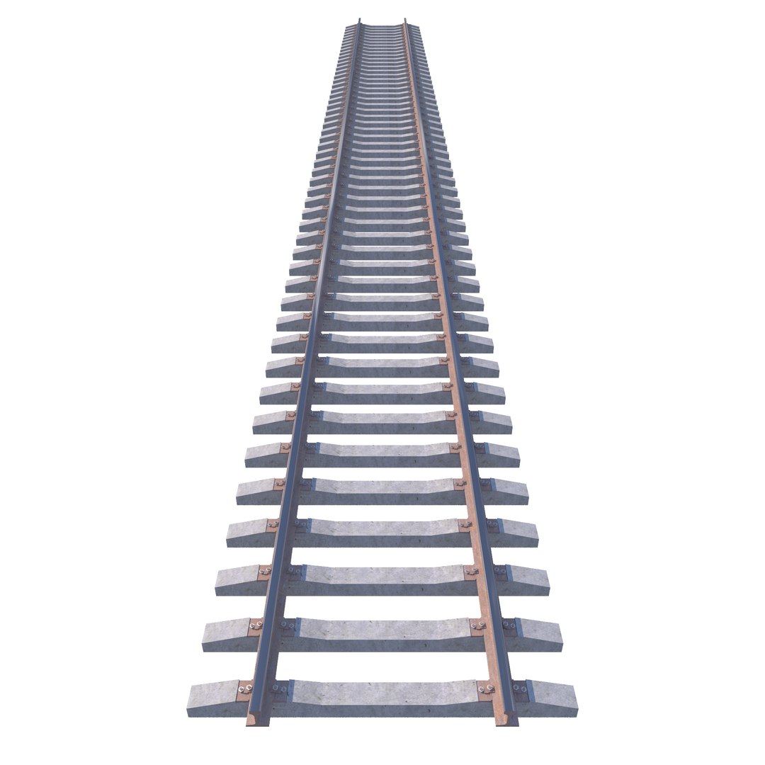 Free Railway Track 3D Model TurboSquid 1164592