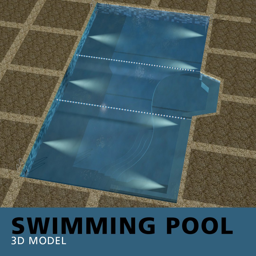3D Swimming Pool Model - TurboSquid 1262592