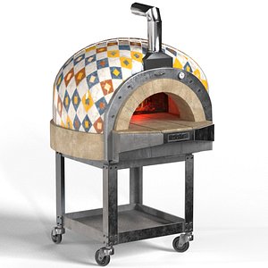 3D Italian Pizza Oven model