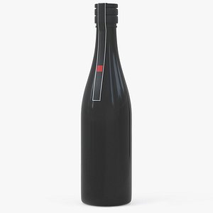 Asian Wine Bottle 3D model