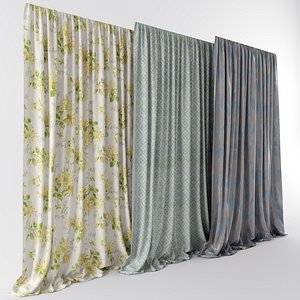 3d ethnic interiors curtains