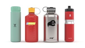3D Water Bottle Collection model