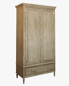 restoration hardware maison armoire 3d max