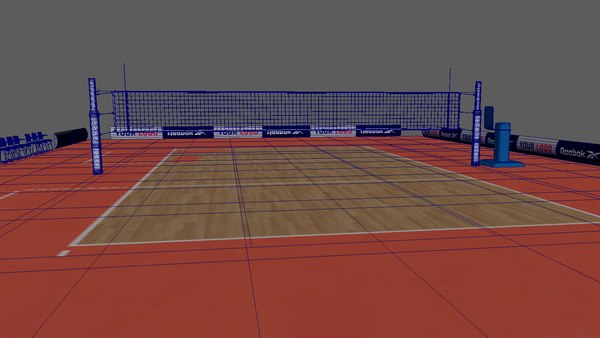 Volleyball Court model - TurboSquid 1739215