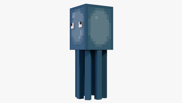 マインクラフトのイカ3Dモデル - TurboSquid 1928768
