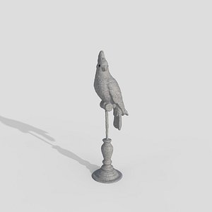 cockatoo statue model